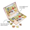 Un puzzle qui peut être réalisé dans sa boite avec un modèle pour vous aider.