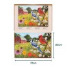 Puzzle adapté Alzheimer - Les oiseaux en été 13 pièces - emballage abîmé
