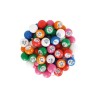 90 boules de loto Ø 1,8 cm pour boulier de loto standard