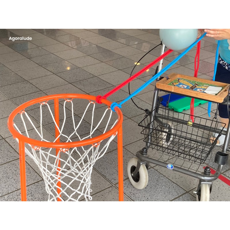 Créez de nouveau exercice de coordination avec le panier de basket.
