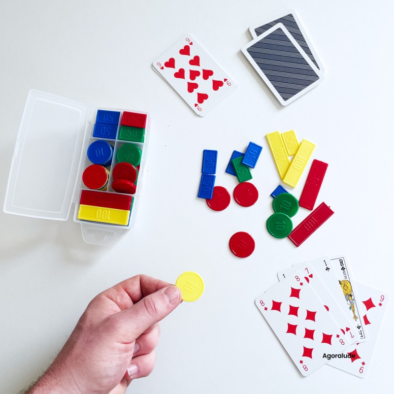 Jetons de mise - pour jeux de cartes et marquer les points