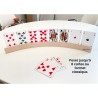 Présentoir à cartes en bois - 50 cm