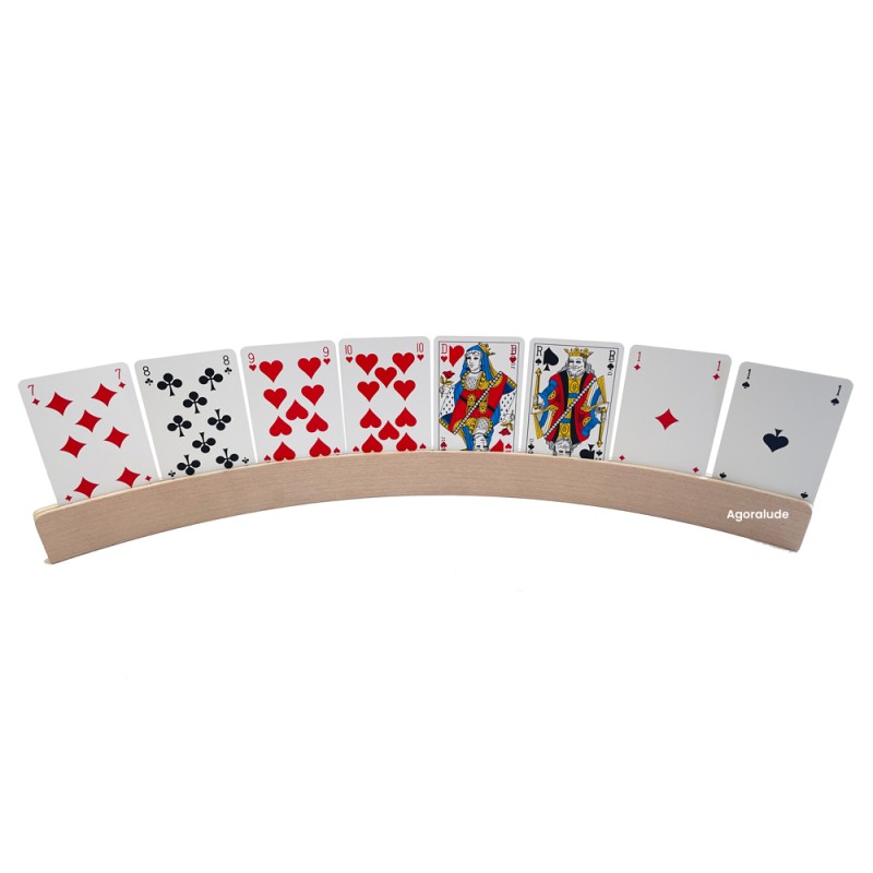 Présentoir à cartes en bois - 50 cm