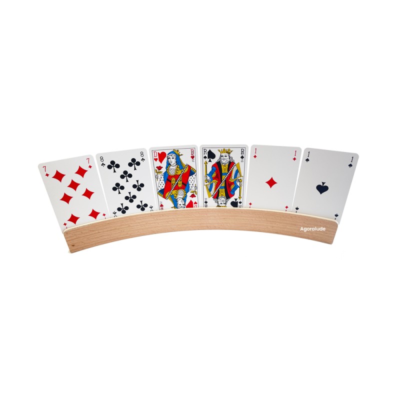 Présentoir à cartes en bois - 33 cm