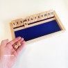Shut the box 12 - bleu