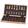 Jeu d'échecs, boîte en bois pliable - déstockage