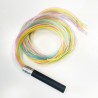Fibres optiques portatives - torche de 30 brins colorés de 1,50 m