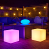 Cube sensoriel lumineux coloré