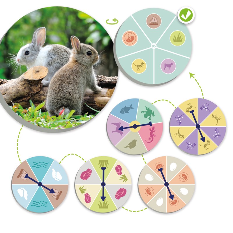 Le monde animal - Retrouve et classifie
