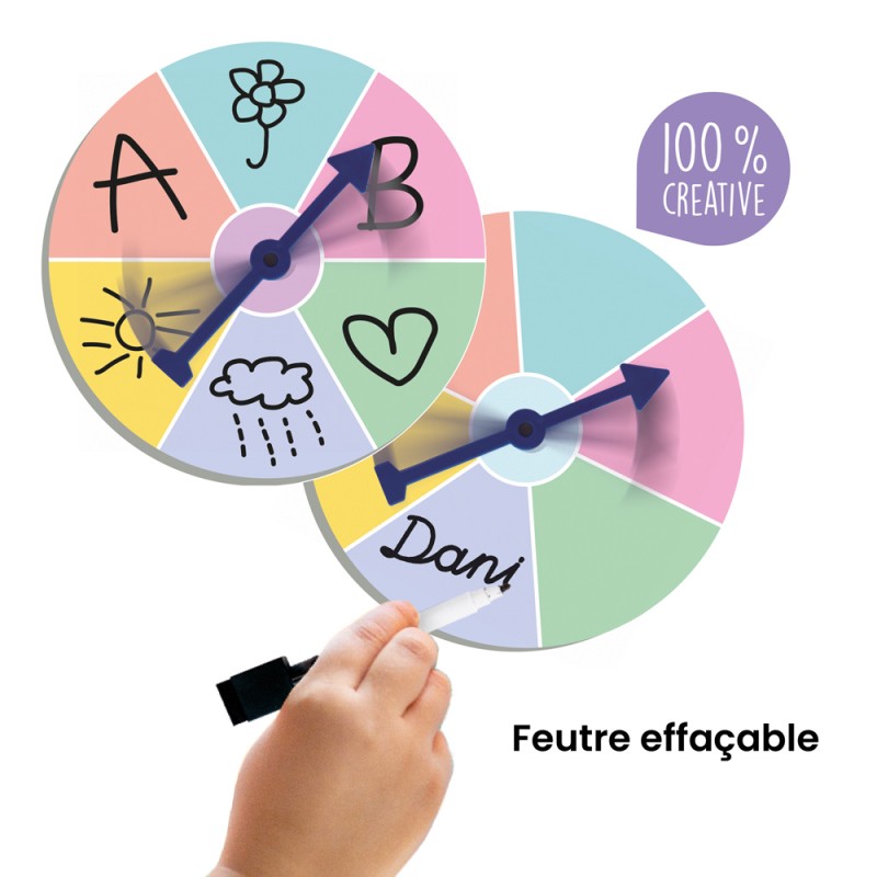 Roulettes créatives pour raconter des histoires