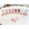Présentoir à cartes en bois - 50 cm