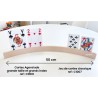 Présentoir à cartes en bois - 50 cm