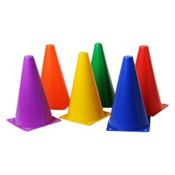 Cônes de marquage - lot de 6