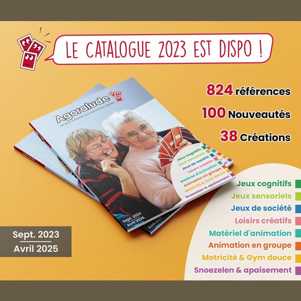 Recevoir le catalogue agoralude 2023