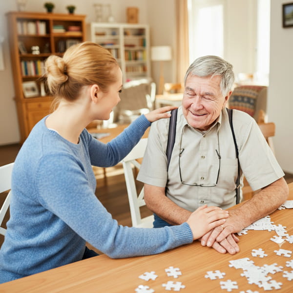 Mise en place d'une doll therapy
