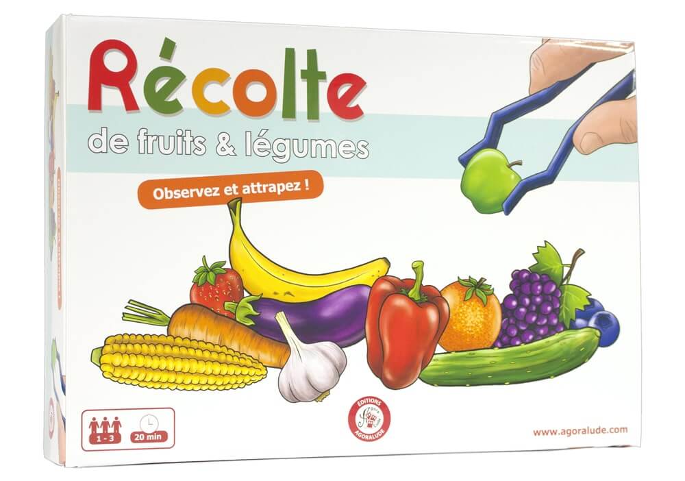 boite du jeu recolte de fruit et légume