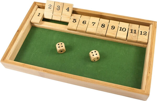 Mini Shut The Box: 4-Player Jeu de Société - Jeux à Boire - Jeux d