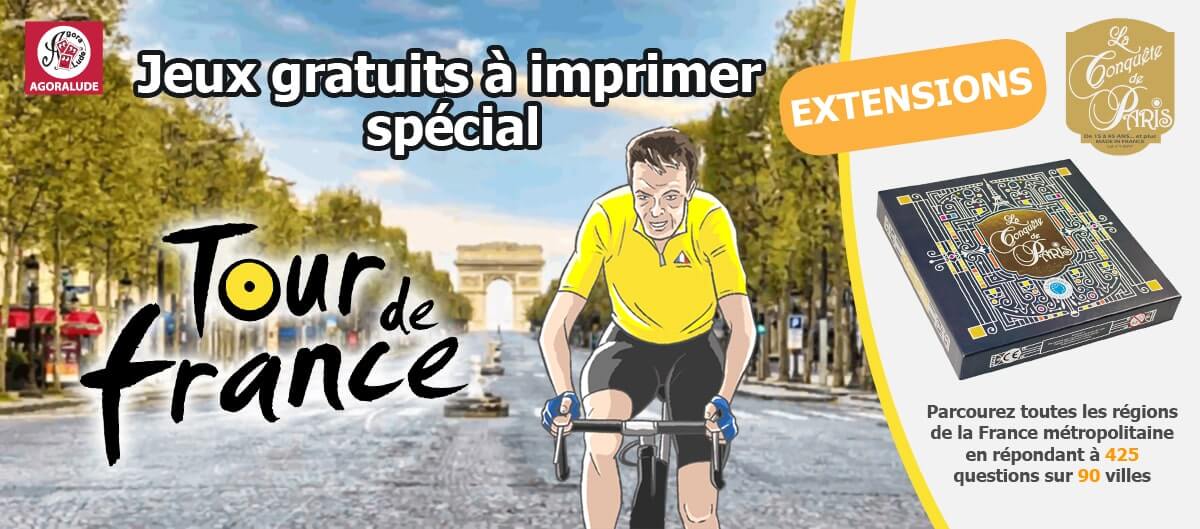 Quizz, jeu de questions gratuit à imprimer tour de france