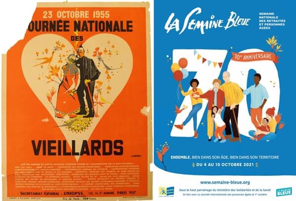 affiche poster de la semaine bleue