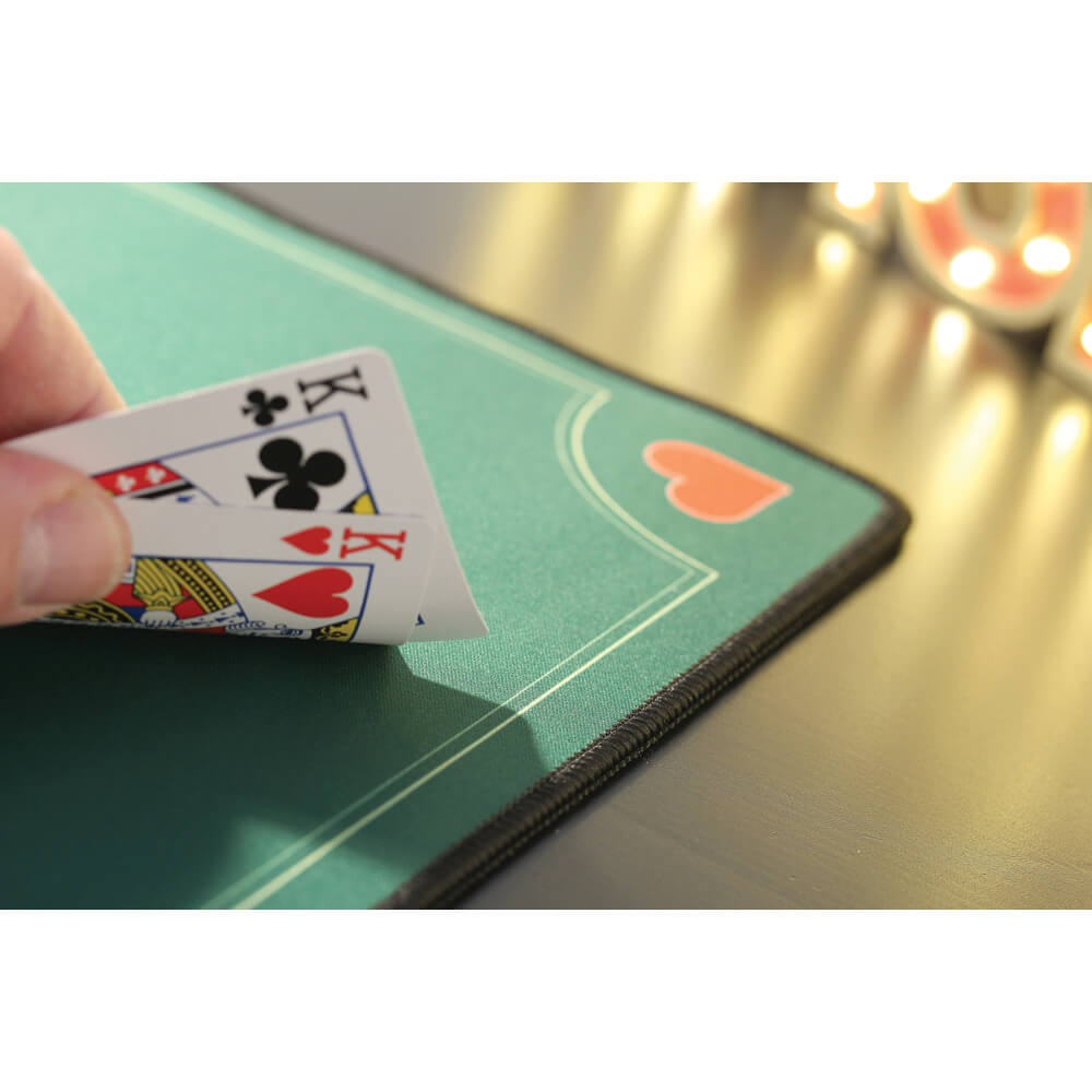 Tapis de jeu Belote - pour jeux de cartes et jeu de société