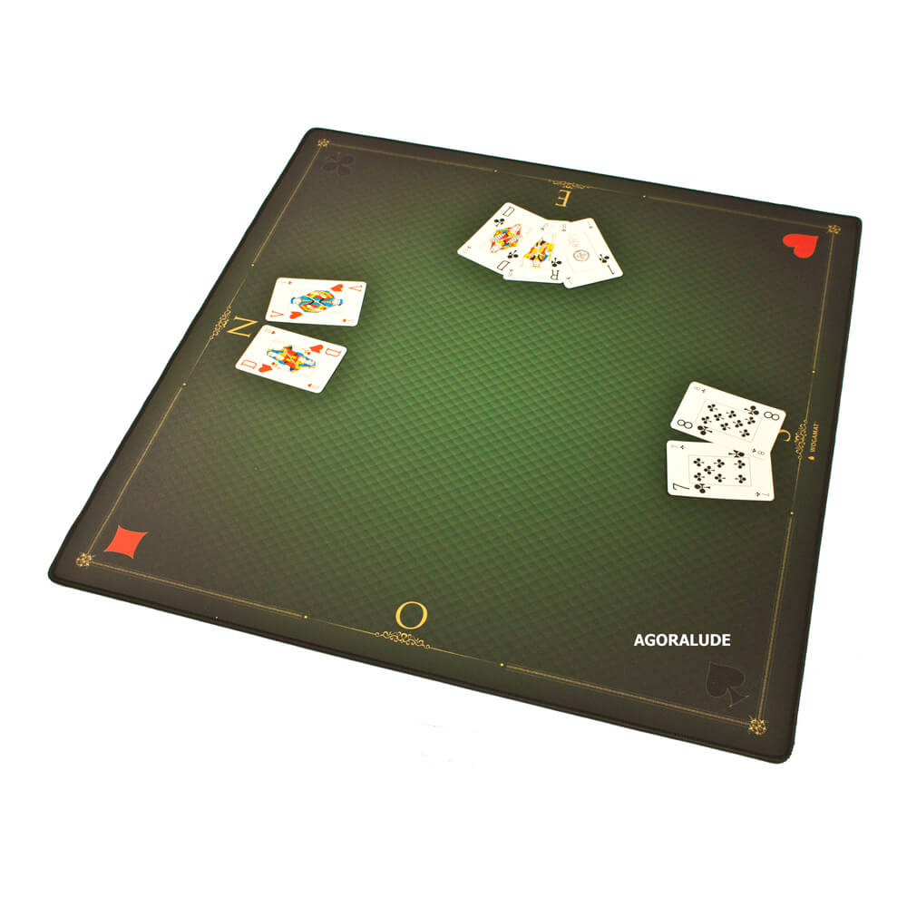Tapis de jeux de cartes vert - Jouer au tarot, belote, Bridge