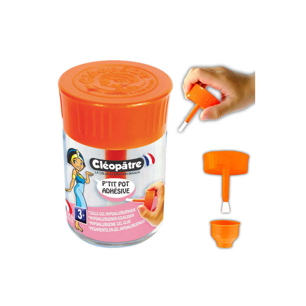 Colle Cléopâtre - Pot de 85 g odeur amande collage papier