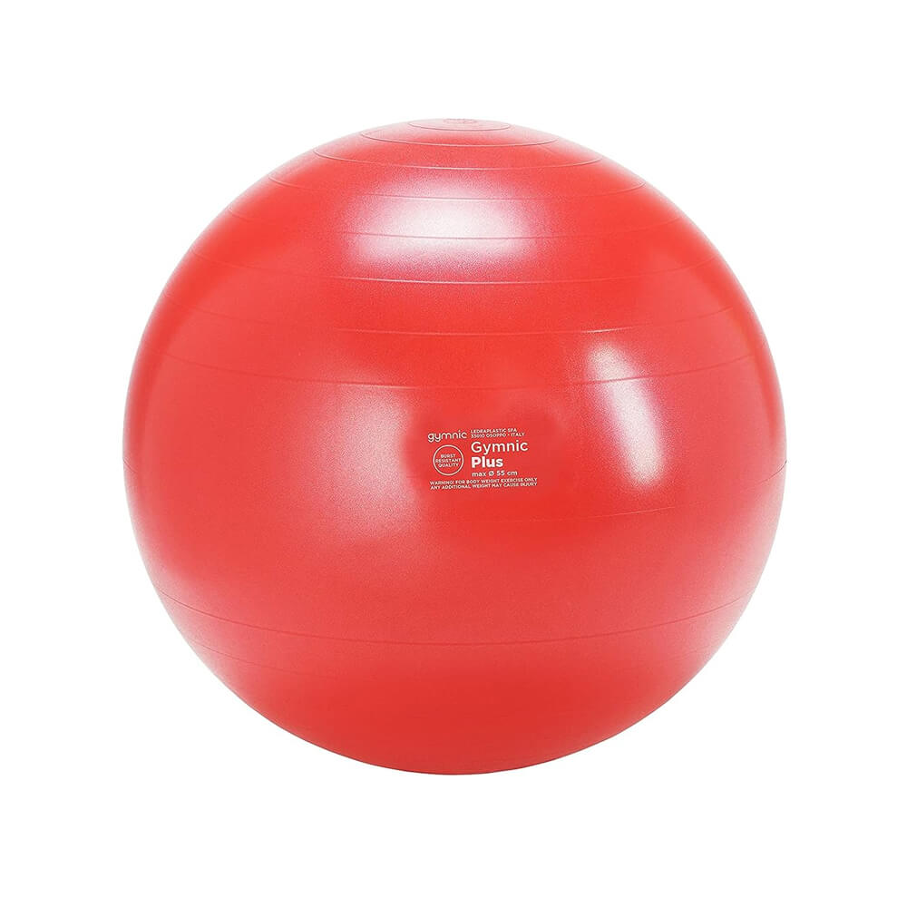 Grande balle souple 55 cm - Body ball rouge gymnic