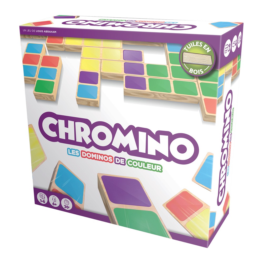 Acheter Chromino : Deluxe - Asmodee - Jeux Classiques et jeux en