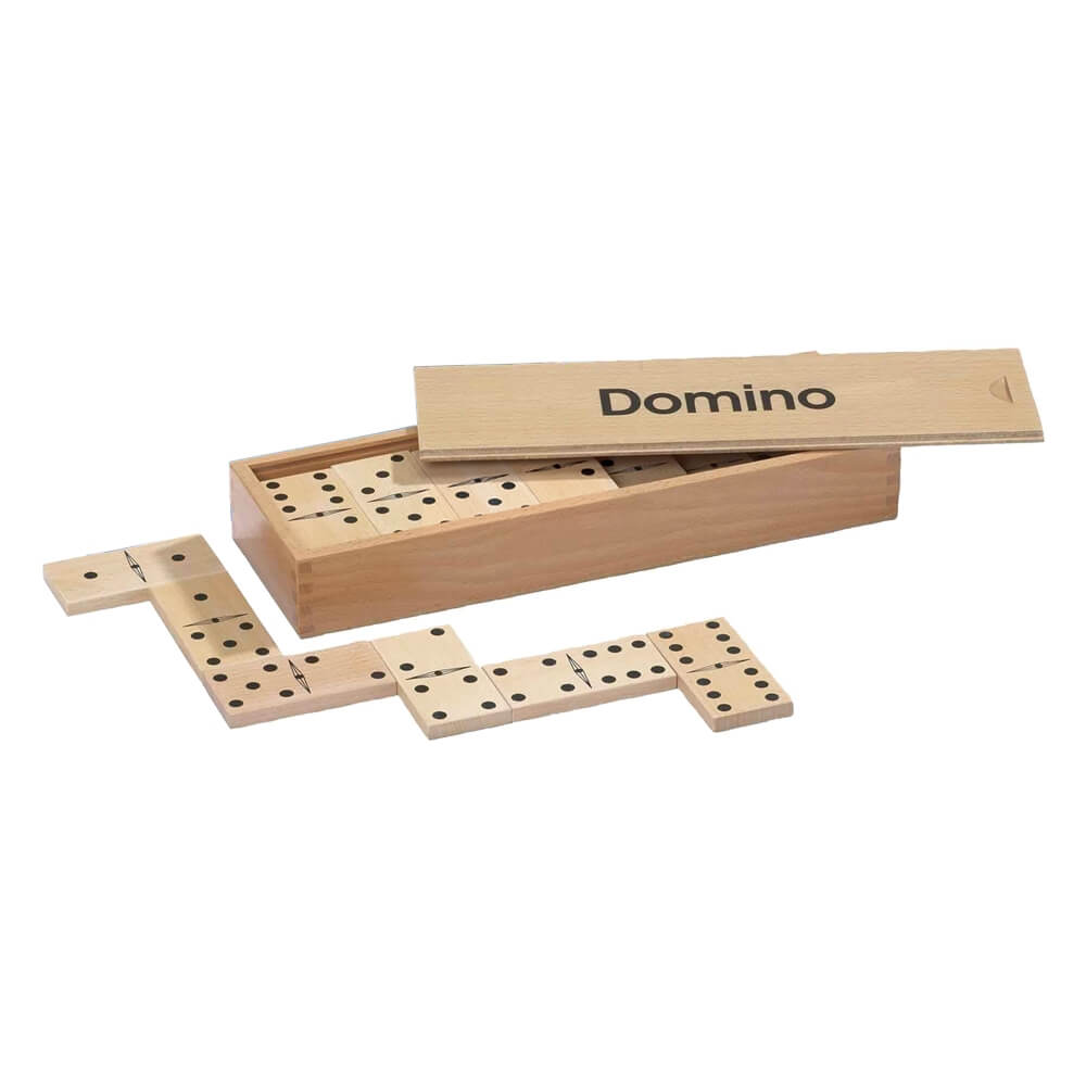 JEU DE DOMINOS BOITE BOIS