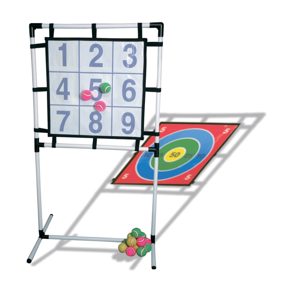 Jeu de cible velcro 2 Balles jeu enfant et adulte - Totalcadeau