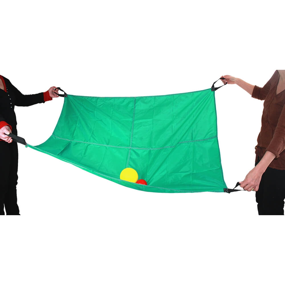 Jeu du parachute 2 personnes motricité gymnastique douce pour seniors