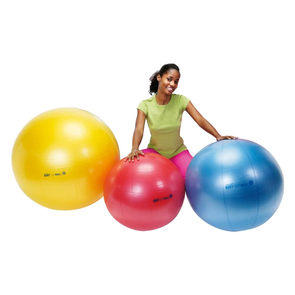 Grande balle souple 55 cm - Body ball rouge gymnic